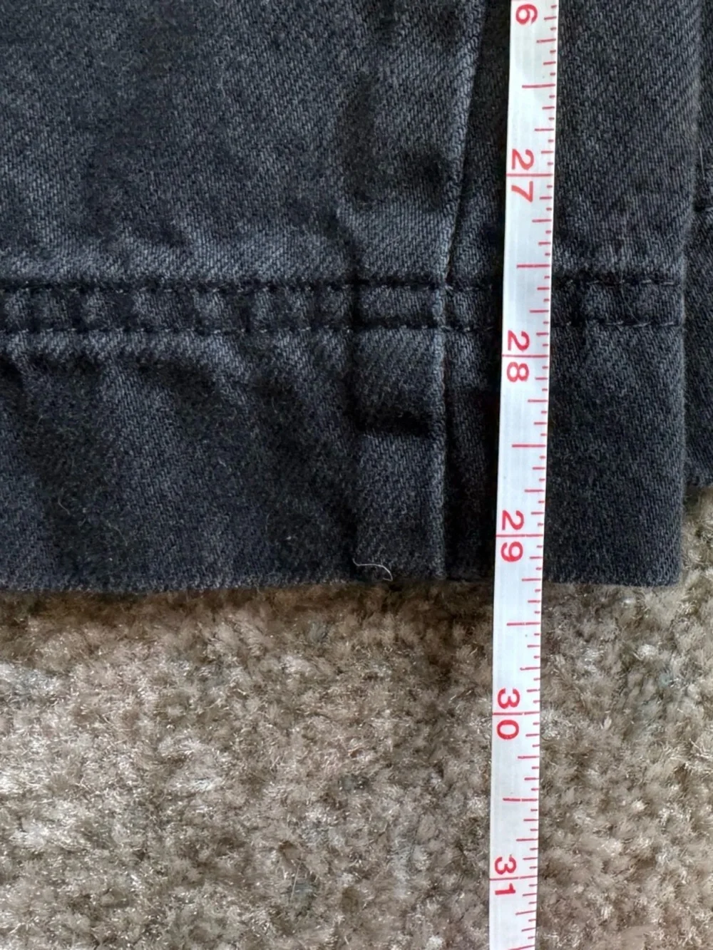 Free People Black Wide Leg Benji Jeans - size 26 - Picture 14 of 16